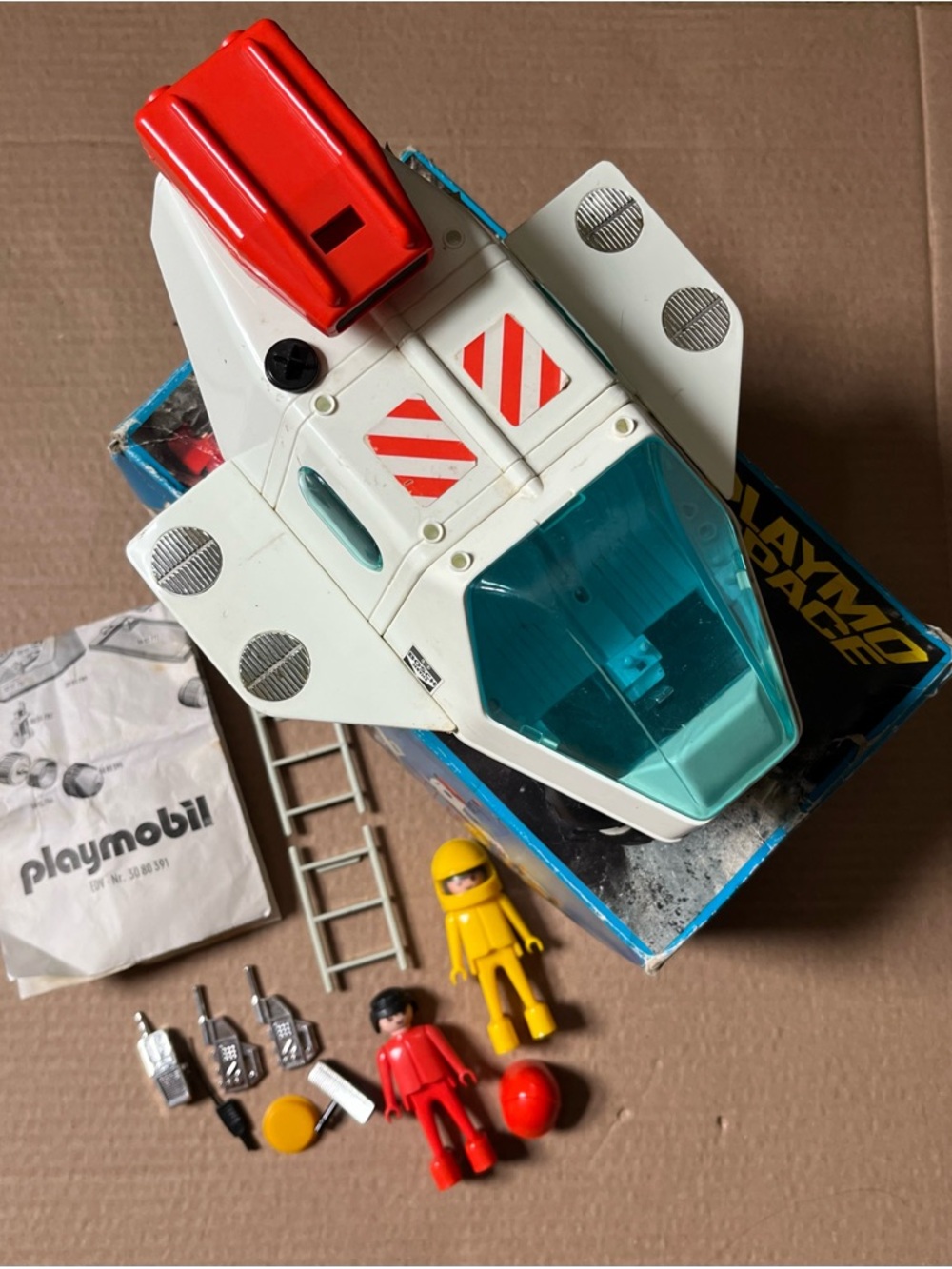 Incomplete Playmobil Art NR 3534 Playmo Space RF-Y 162 Ship Box Instructions